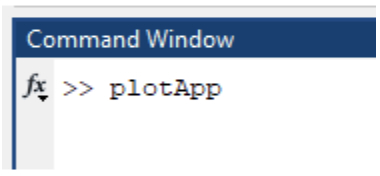 plotApp:CommandLine